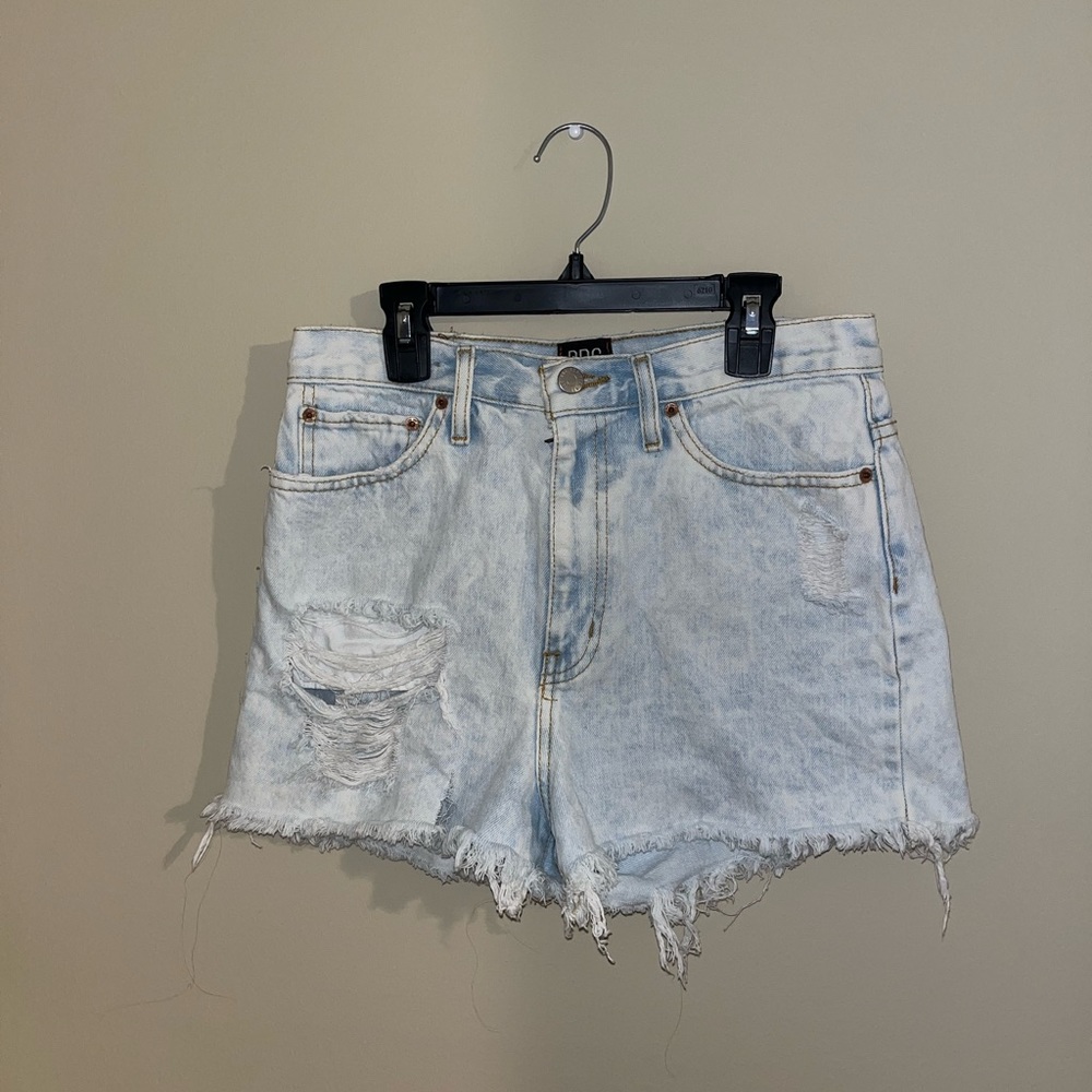 BDG highrise jean shorts